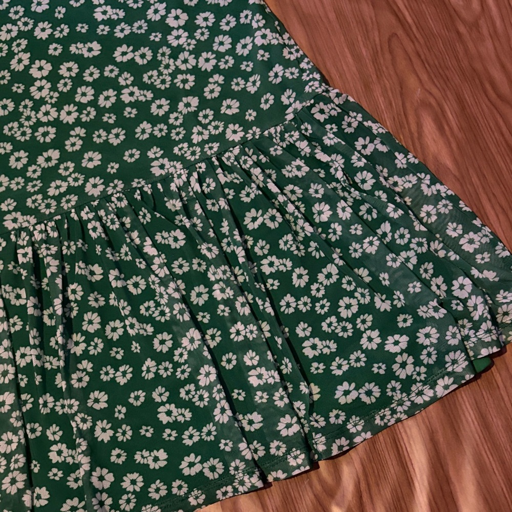 Mesh Floral Dress - Picture 6 of 8